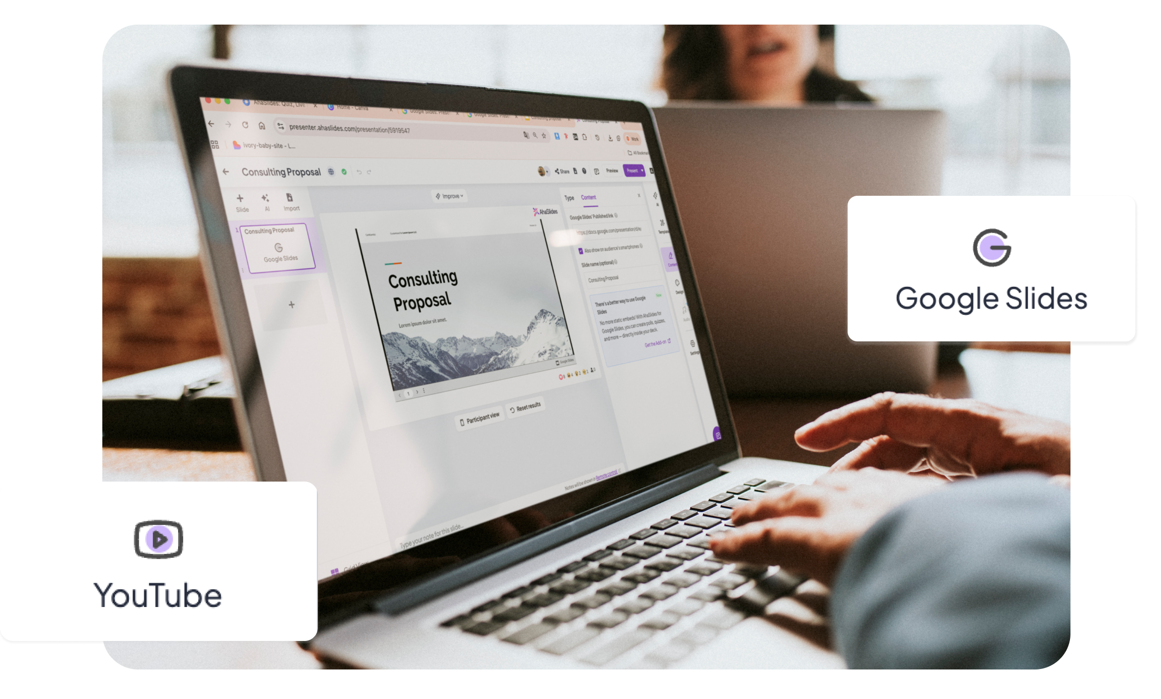 Verschillende integraties van AhaSlides
